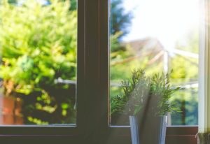 cleaning windows at home