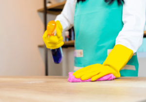 Cleaning Kitchen